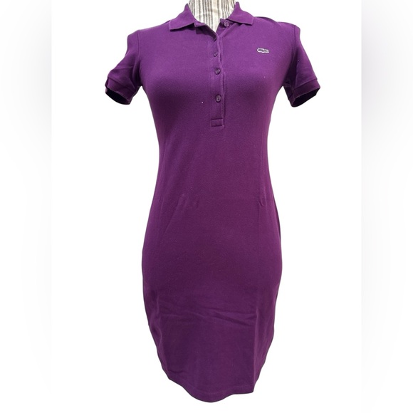 Lacoste Dresses & Skirts - Lacoste Purple dress size 32